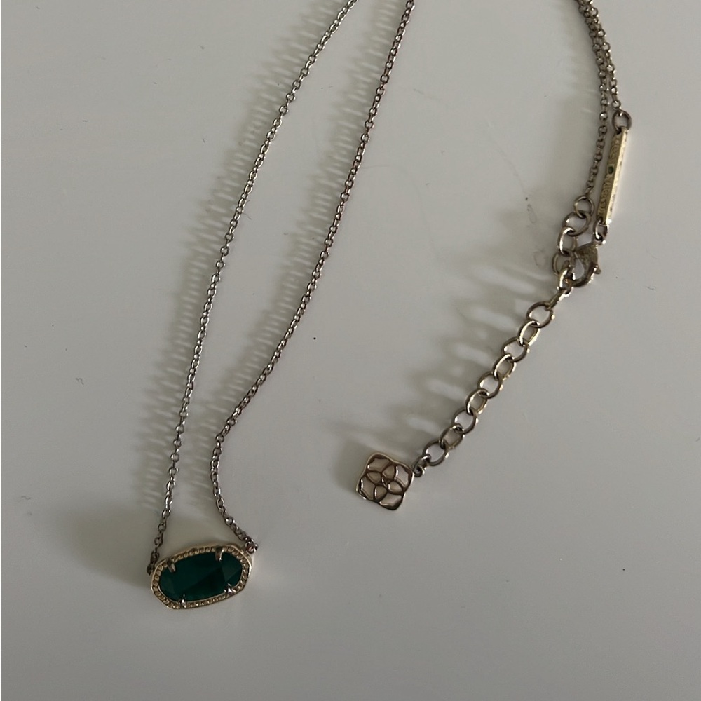 Green Kendra Scott Necklace